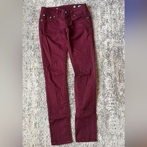 Miss Me Jeans Burgundy Size 25